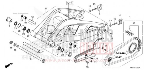 BRAS OSCILLANT CBR1000SPL de 2020